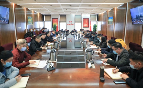 集團黨委（公司）辦公室系統召開年度總結會議，王大真出席并講話(圖1)