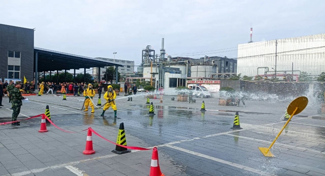 以賽促練強(qiáng)技能！楚星公司開展2023年度消防技能比武(圖1)