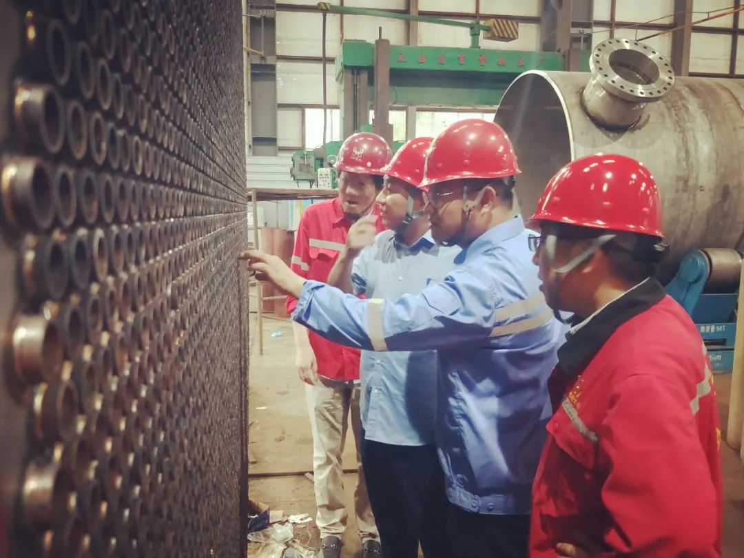 【現場辦公】集團總經理助理吳世華帶隊到化機辦公(圖2) 圖片