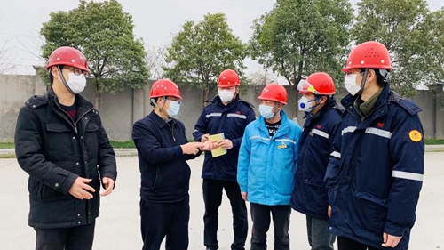王大真到楚星公司、松滋肥業檢查疫情防控及安全生產情況